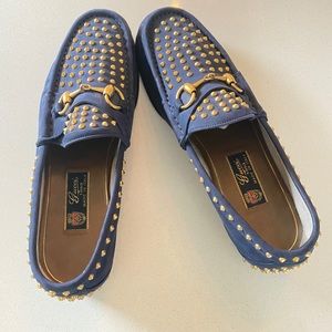 GUCCI MENS STUDDED LOAFERS.1953 Collection. EUR42